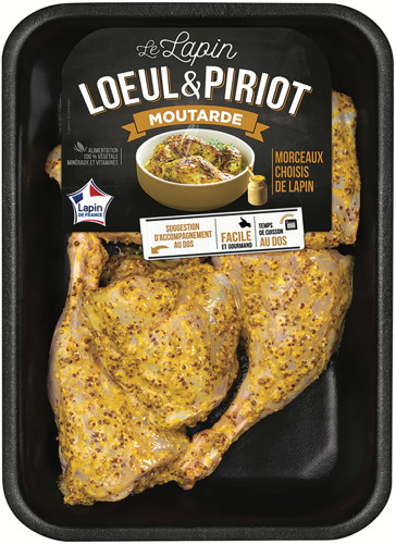 CUISSES DE LAPIN À LA MOUTARDE