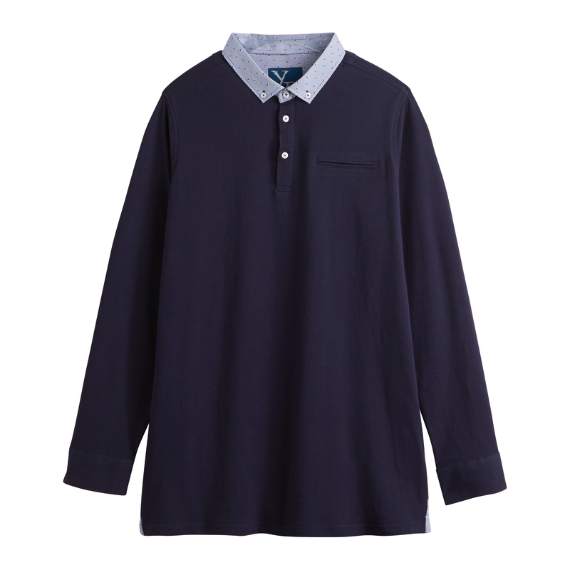 POLO MANCHES LONGUES HOMME Yves Dorsey