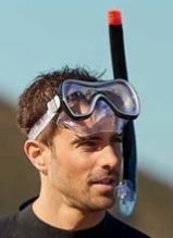 MASQUE TUBA PALMES ADULTE