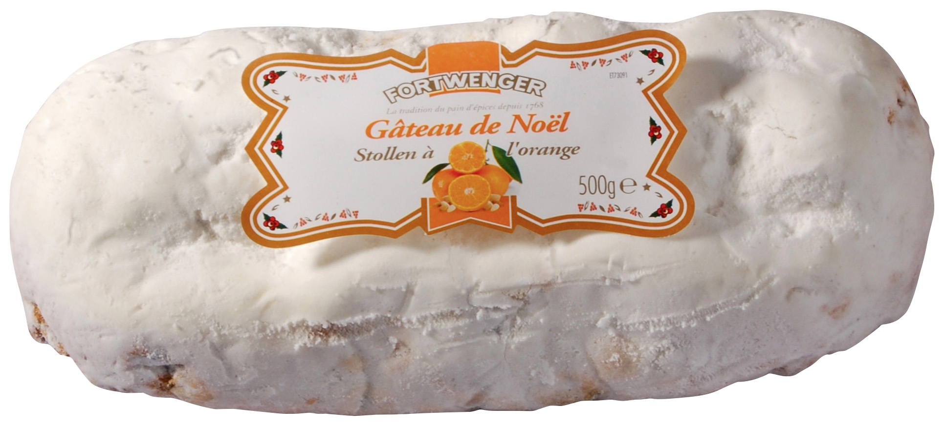 Mini gâteau de Noël Stollen à l'orange Fortwenger