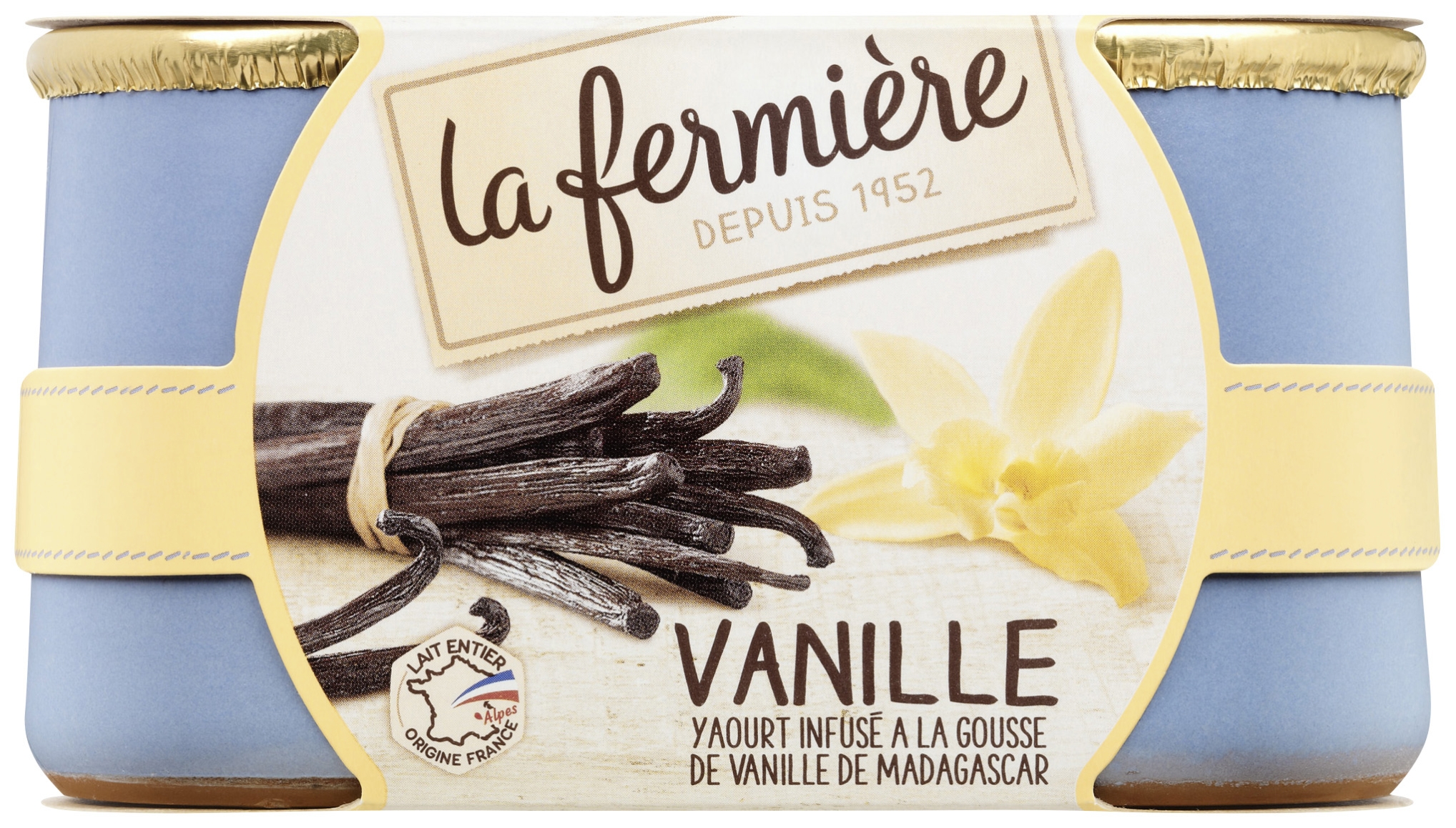  Yaourt Authentique vanille La Fermière La Fermière  3279231149001