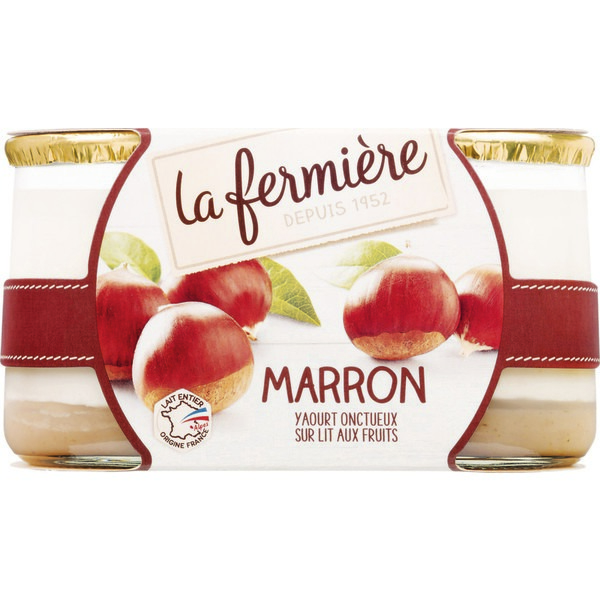 la-fermiere YAOURT ONCTUEUX SUR LIT AUX FRUITS LA FERMIÈRE code EAN 3279231182008 