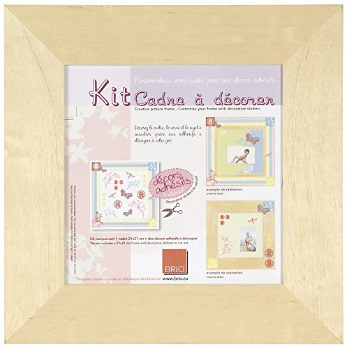Brio - brio kit cadre a décorer bohème 21x21 cm code EAN 3279390304389 