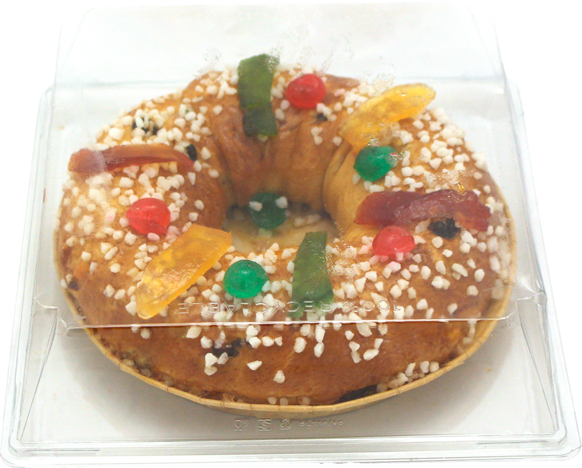 Couronne des rois briochée aux fruits confits