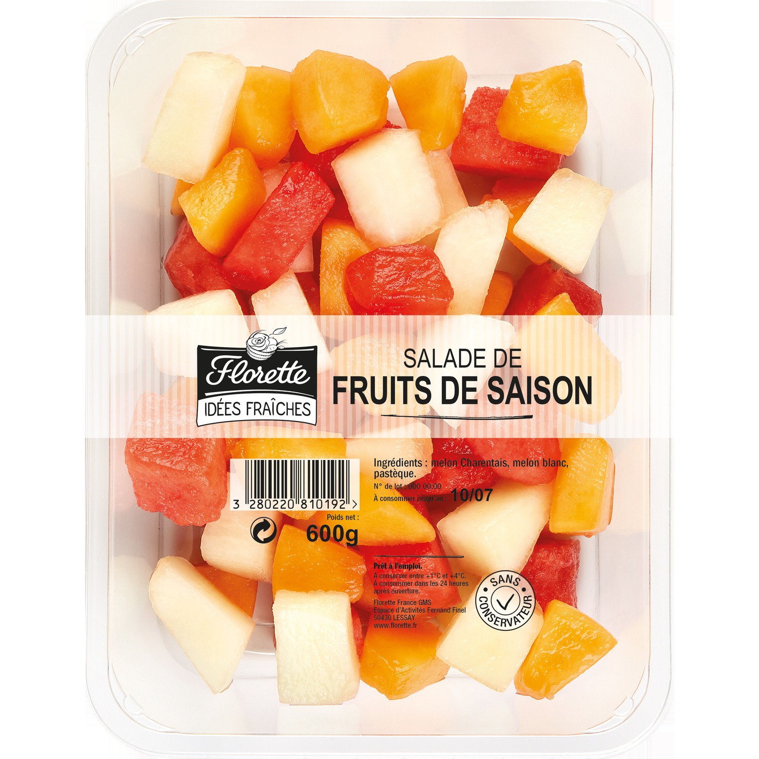 Salade de fruits de saison FLORETTE IDEES FRAICHES