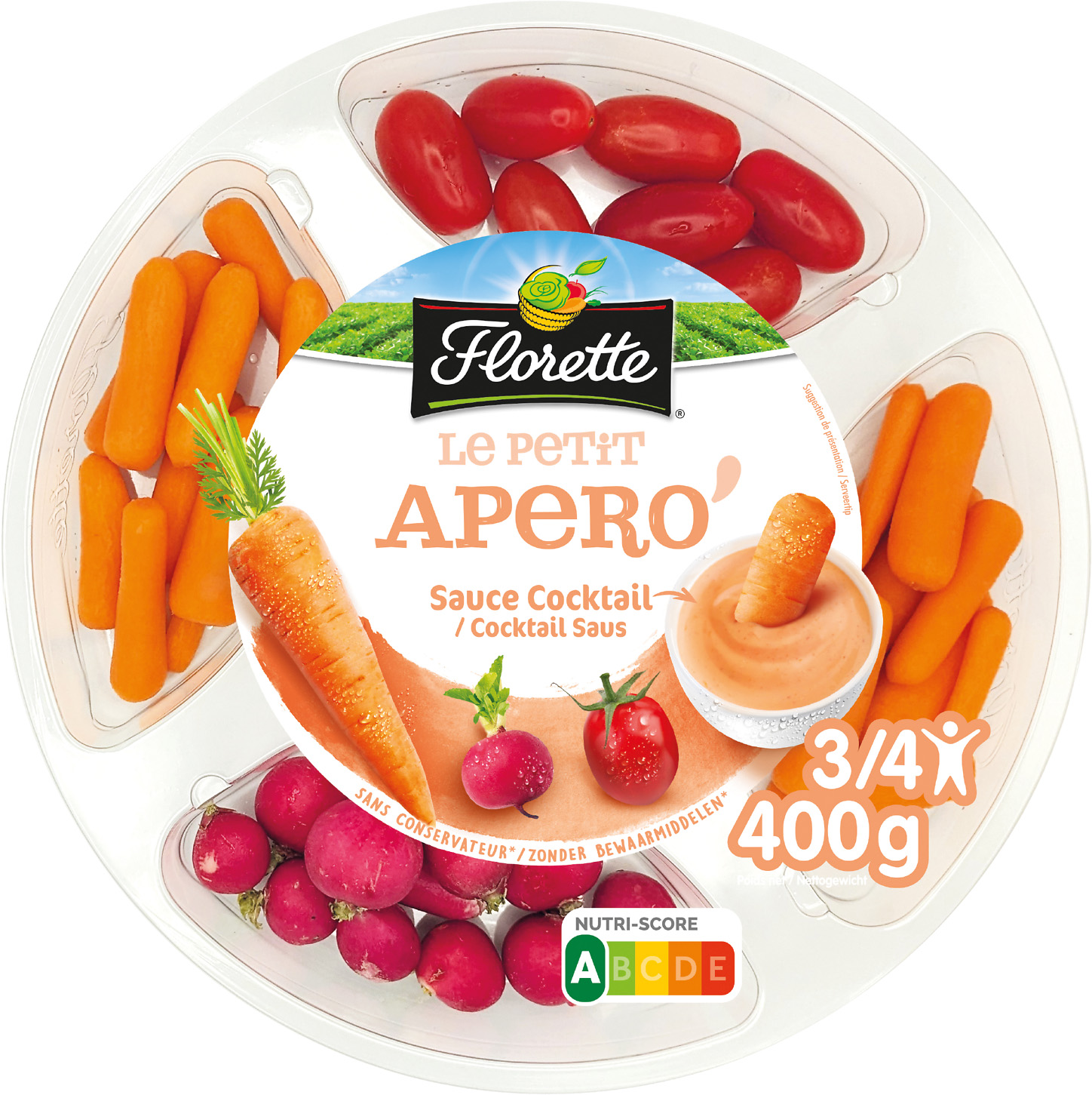  PLATEAU APERITIF FLORETTE code EAN 3280221511234 