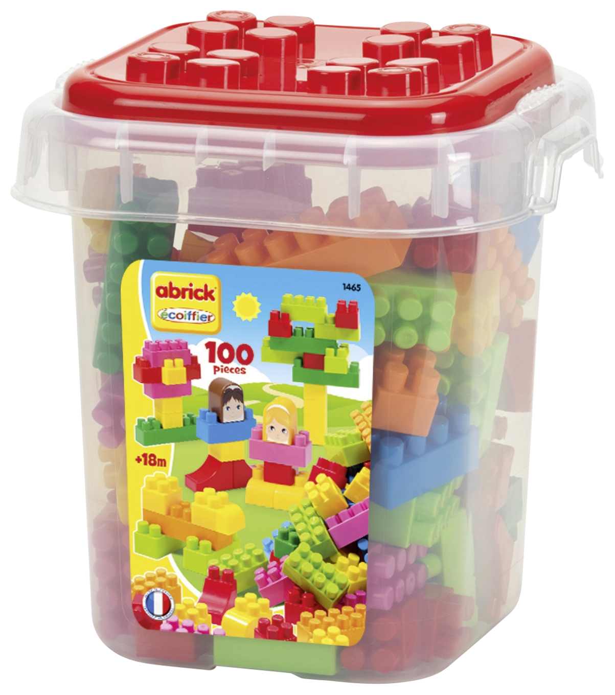 Baril de 100 pièces Abrick Écoiffier