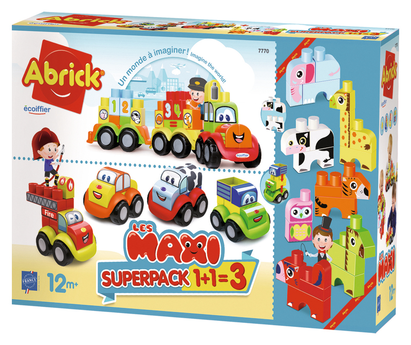 SUPER PACK ABRICK 3 EN 1 - LES MAXI ECOIFFIER