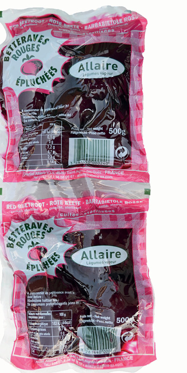  BETTERAVES ROUGES ÉPLUCHÉES “ALLAIRE” code EAN 3281440000240 