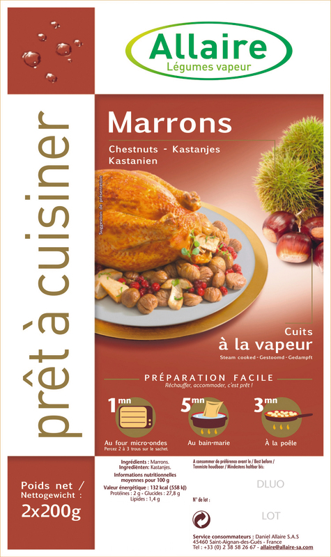 allaire MARRONS ENTIERS allaire code EAN 3281440000318 