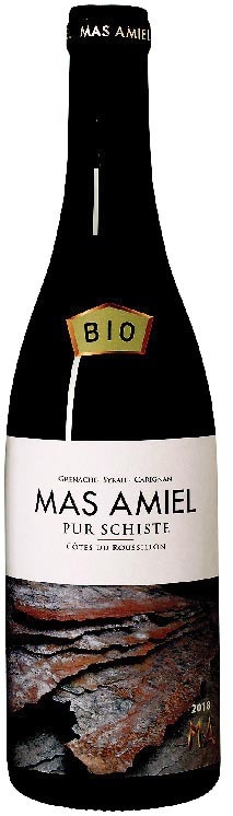  AOP(1) CÔTES DU ROUSSILLON(2) MAS AMIEL “PUR SCHISTE” 2018. code EAN 3281540120244 