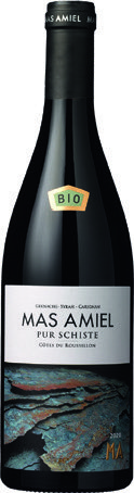  AOP CÔTES DU ROUSSILLON BIODYNAMIE MAS AMIEL "PUR SCHISTE" 2020 code EAN 3281540120268 