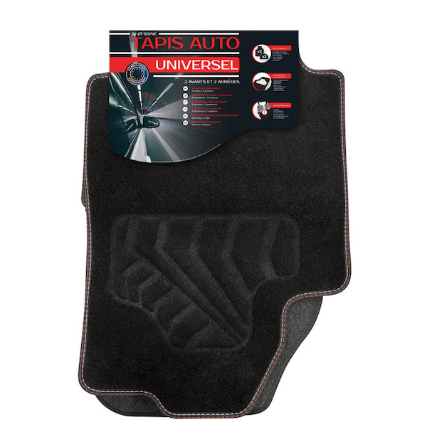 Tapis universel double surpiqûre