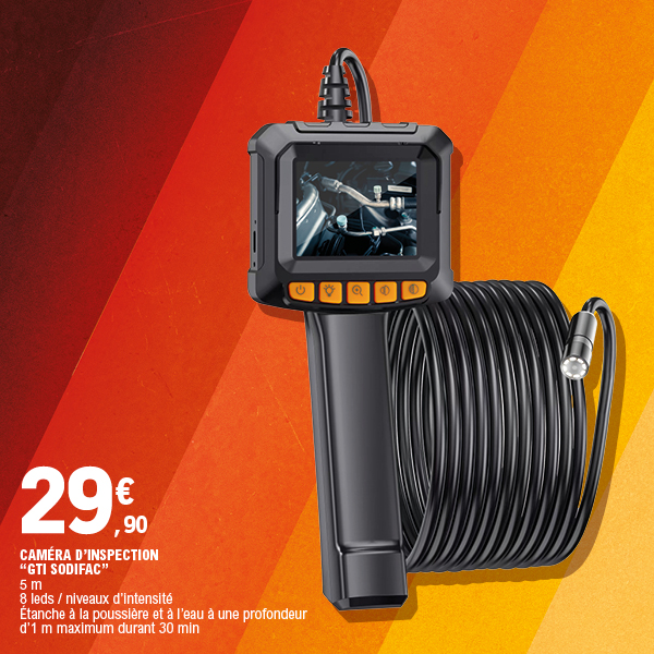 “GTI SODIFAC” CAMÉRA D’INSPECTION code EAN 3281690254400 