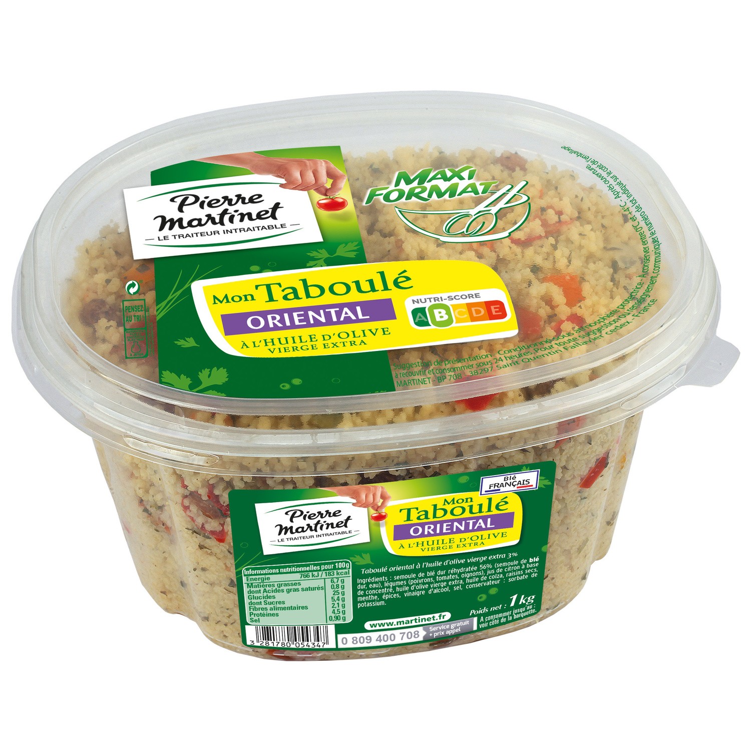 Salade taboulé oriental PIERRE MARTINET