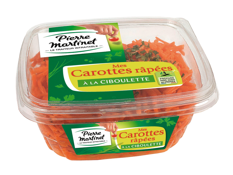 CAROTTES RÂPÉES À LA CIBOULETTE pierre martinet