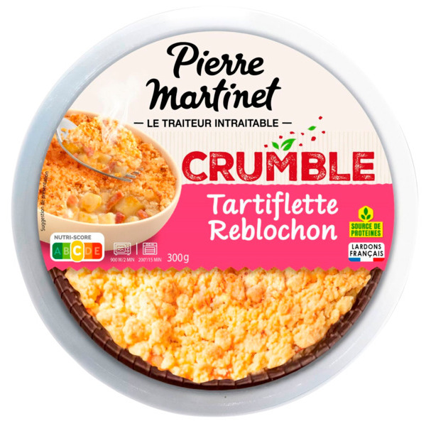 PIERRE MARTINET CRUMBLE TARTIFLETTE
 code EAN 3281780897630 