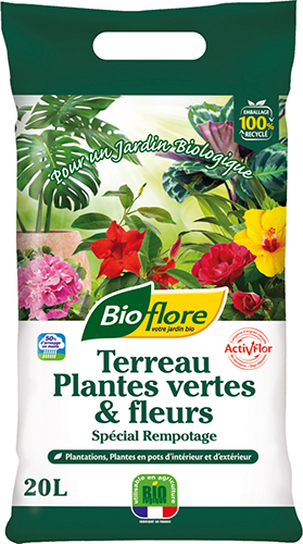 TERREAU PLANTES VERTES ET FLEURS