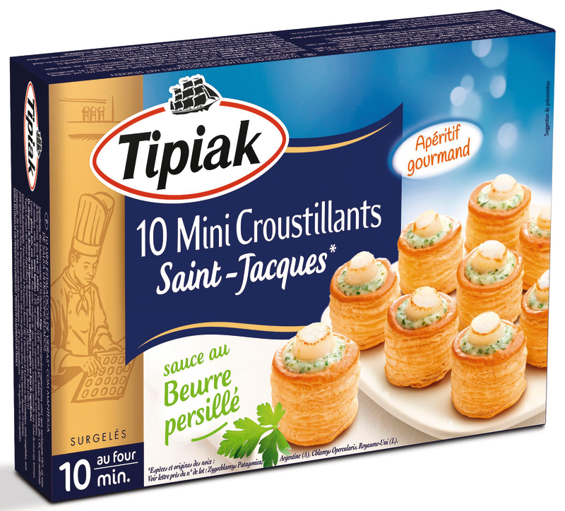 MINI CROUSTILLANTS ST JACQUES X10 (1) TIPIAK