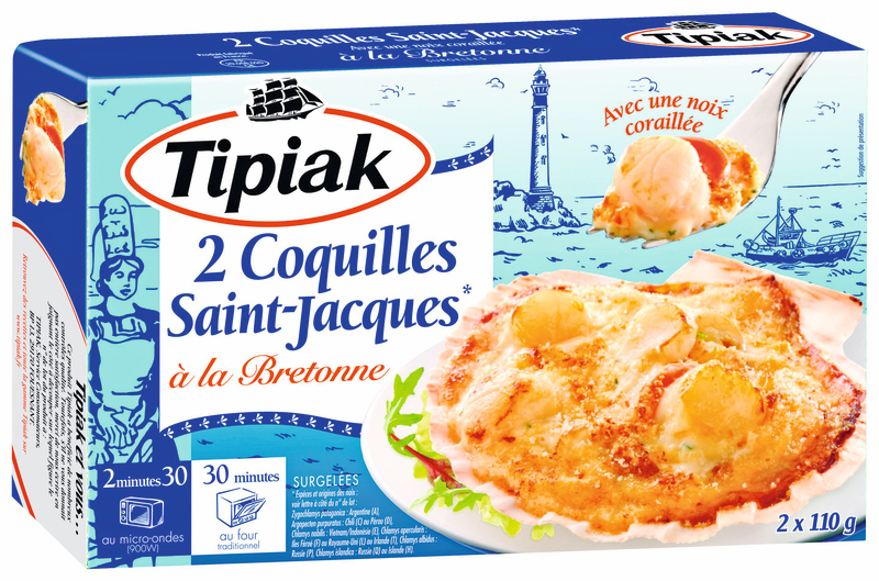 COQUILLES ST JACQUES(i) BRETONNE X2 TIPIAK