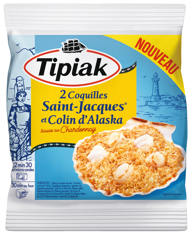 COQUILLES SAINT JACQUES COLIN SAUCE CHARDONNAY ...