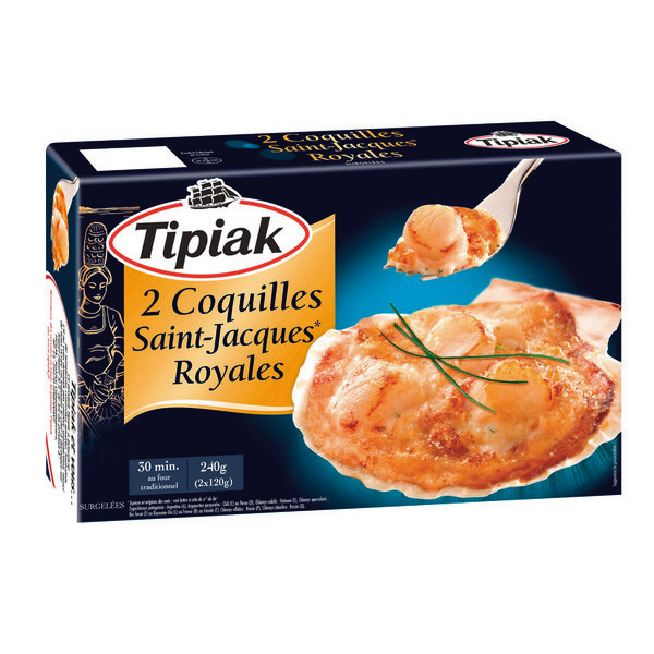 Coquilles Saint-Jacques Royales surgelées