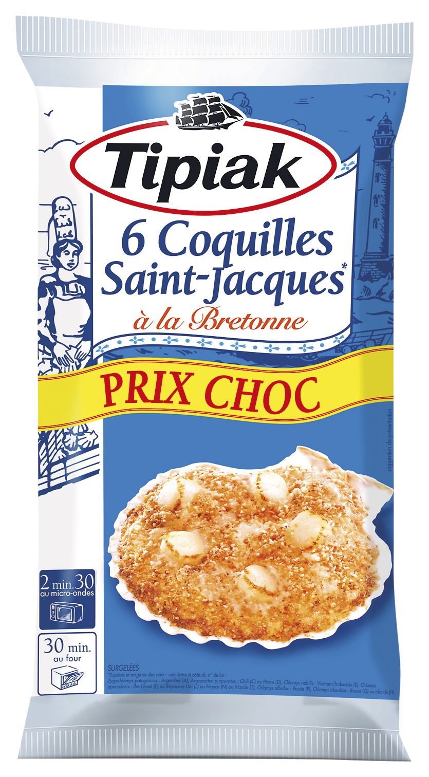 COQUILLES SAINT-JACQUES SURGELEES TIPIAK