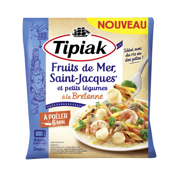 Fruits de mer et St Jacques à poêler