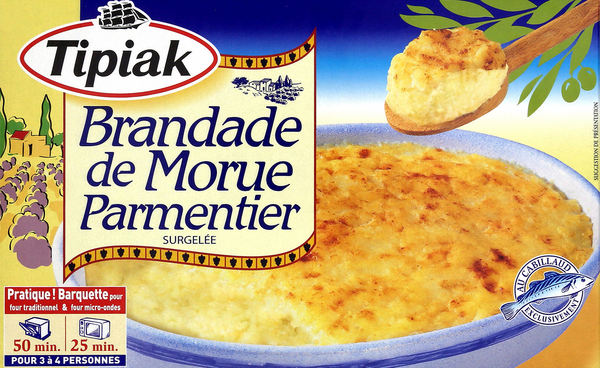  Brandade De Morue Surgelée Tipiak code EAN 3282740380407 