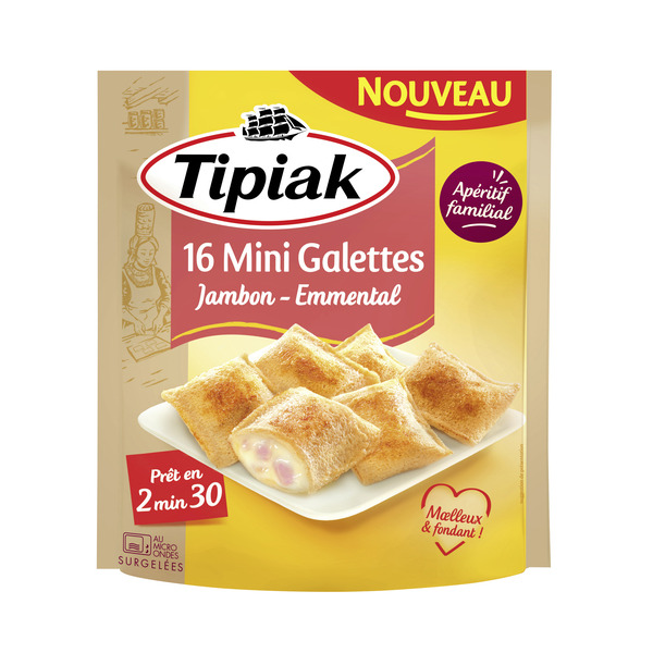 Mini Galettes apéritives Jambon Emmental