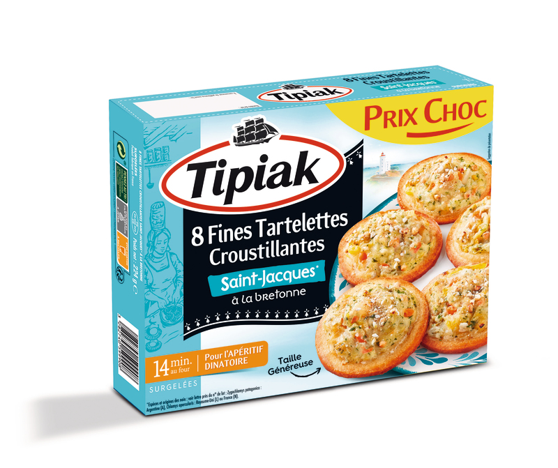 8 FINES TARTELETTES CROUSTILLANTES ST JACQUES T...