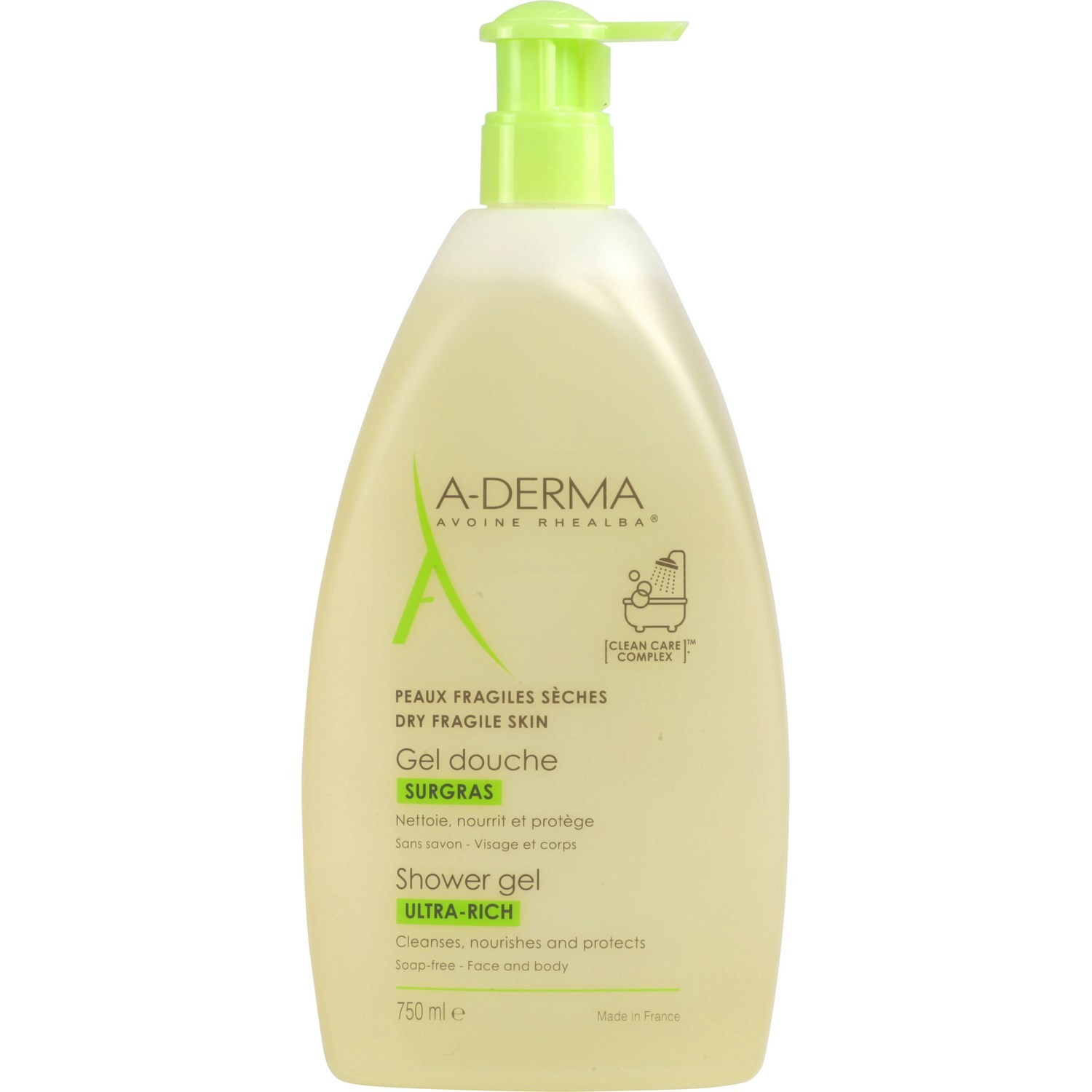 ADERMA Gel douche surgras code EAN 3282770030143 