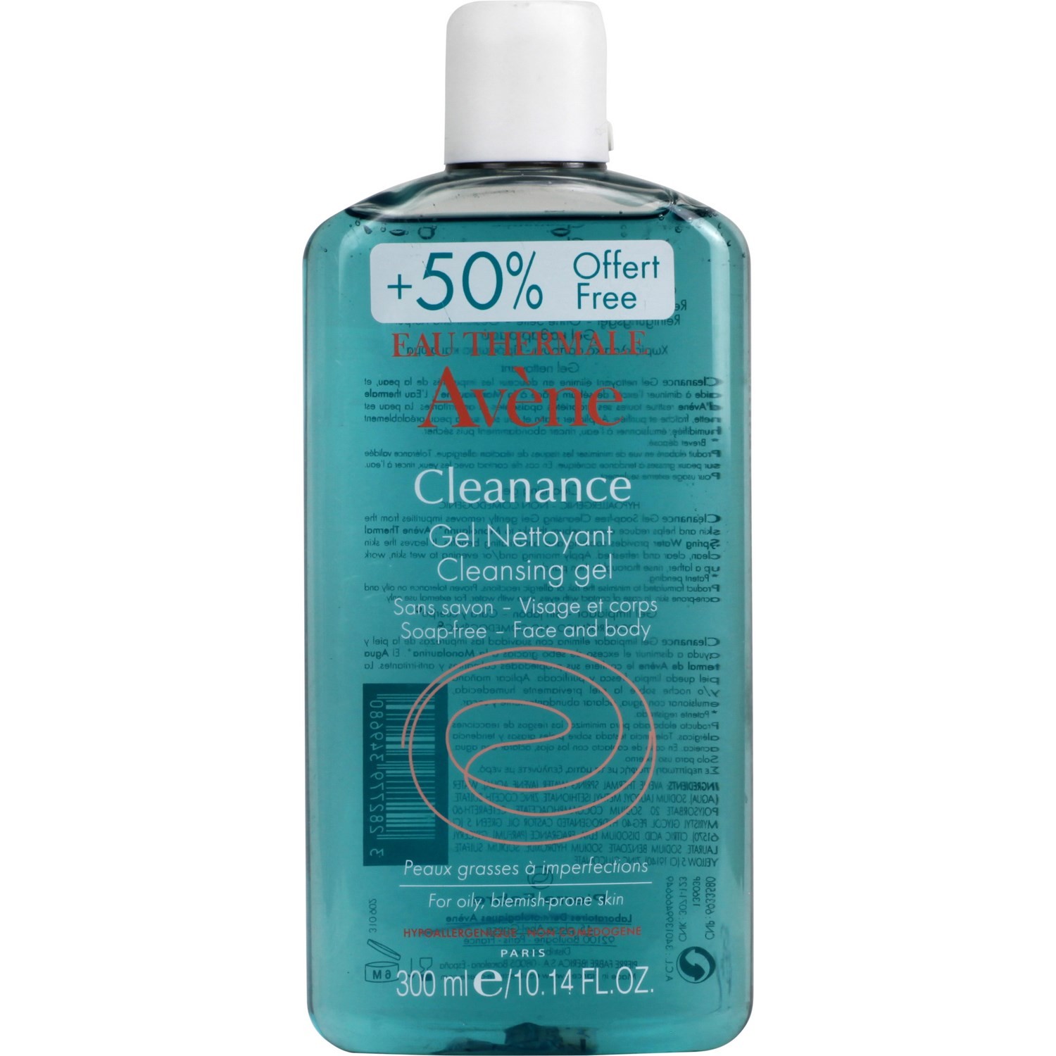 Gel nettoyant Cleanance visage et corps EAU THE...