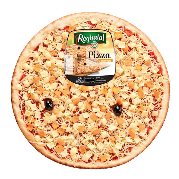 Pizza 3 fromages Halal