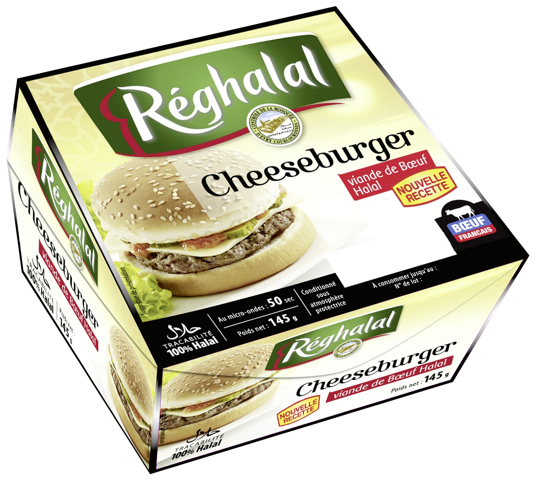 Cheeseburger Réghalal