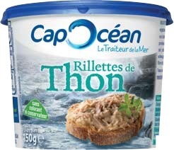  RILLETTES DE THON “CAP OCÉAN”  code EAN 3283260108007 