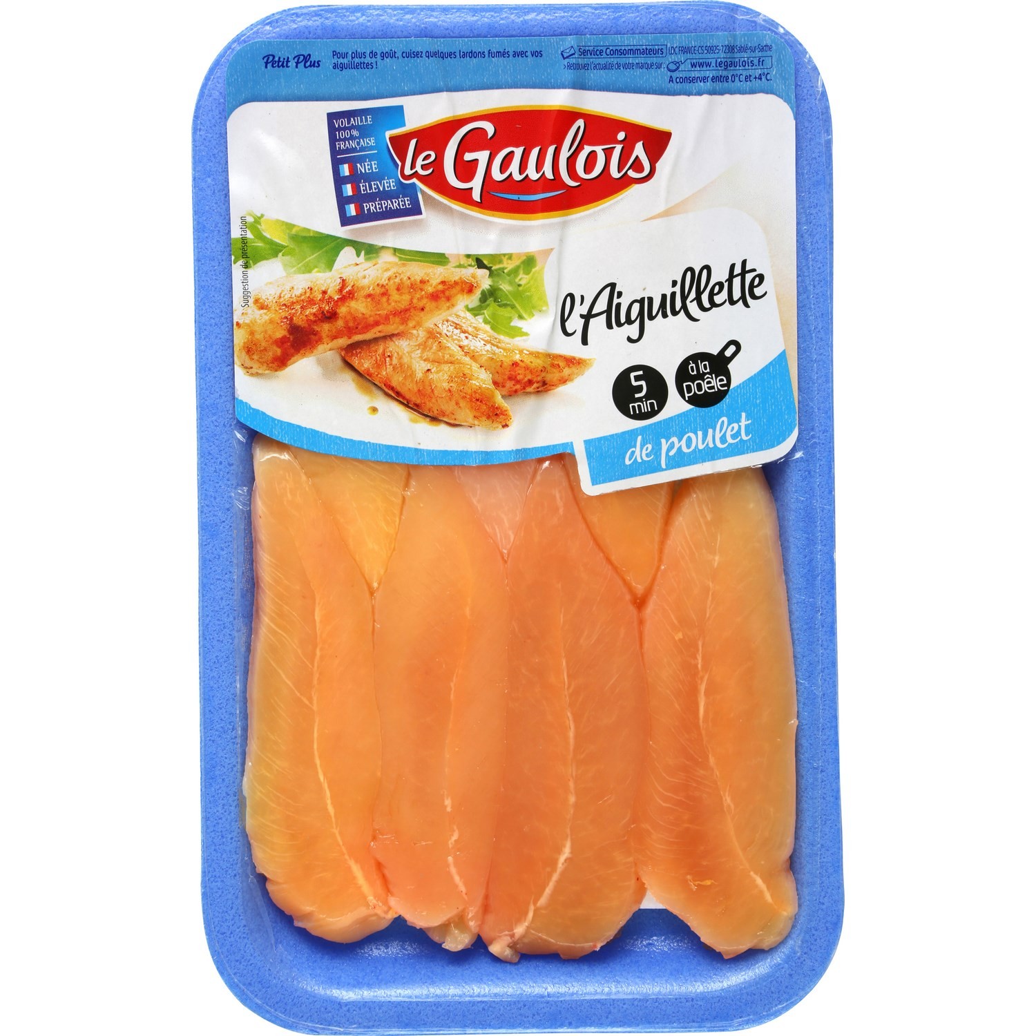 Aiguillettes de poulet jaune LE GAULOIS