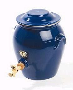 DIGOIN CERAMIQUES Digoin Ceramique - Vinaigrier bleu en grès 4 l code EAN 3283680110505 