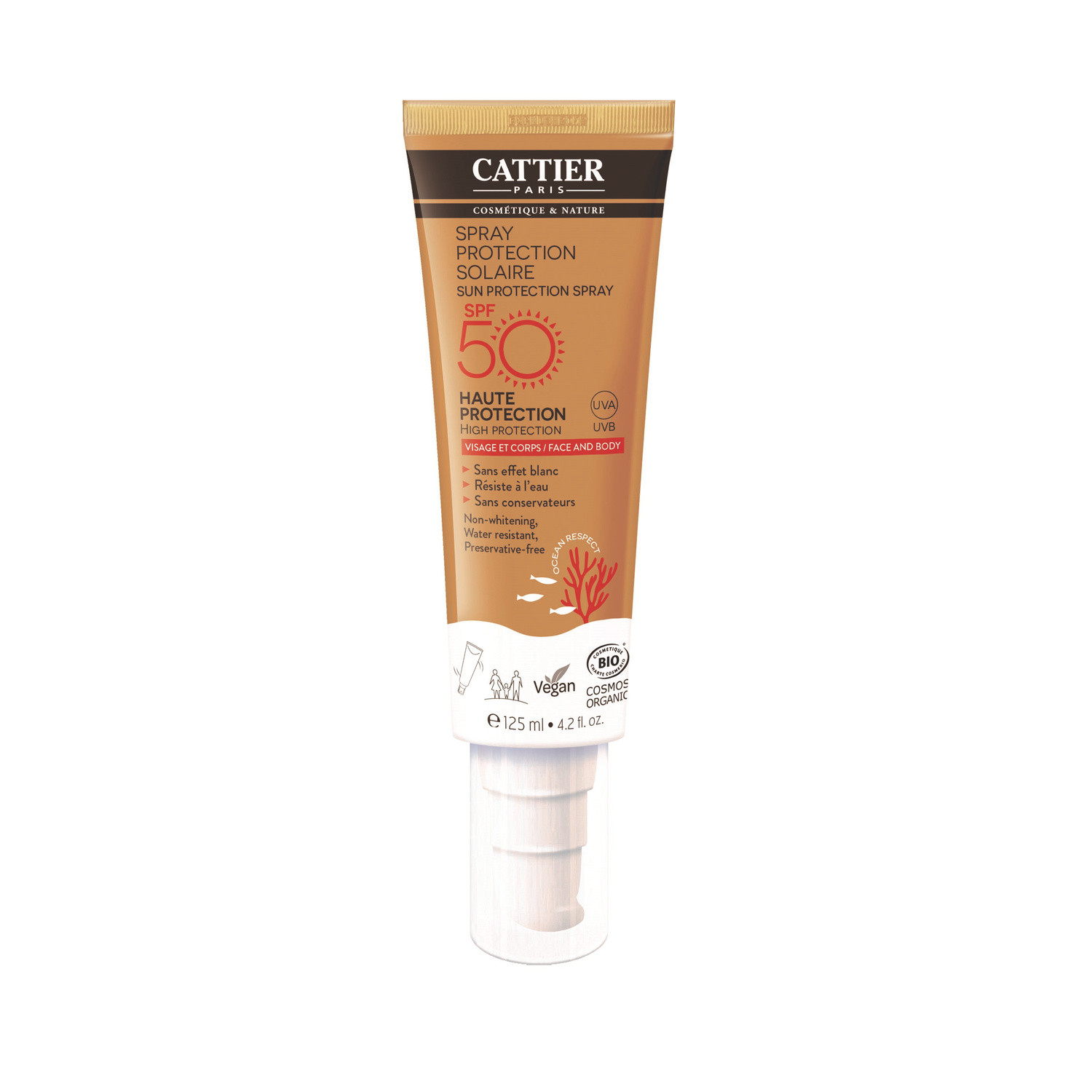 Protection solaire SPF50 CATTIER