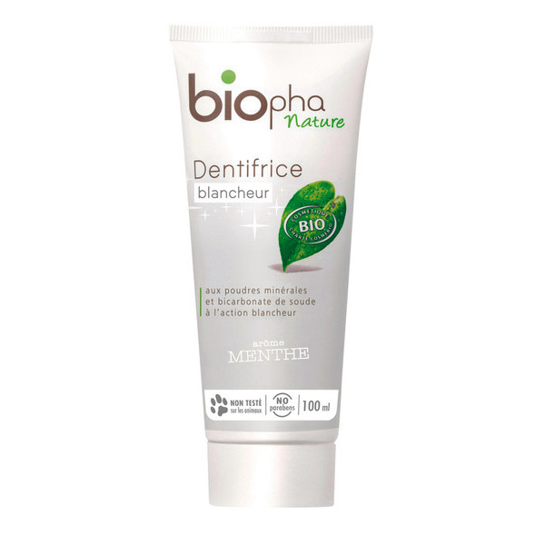 biopha-nature Dentifrice blancheur arôme menthe 3286010016737 (3286010016737)