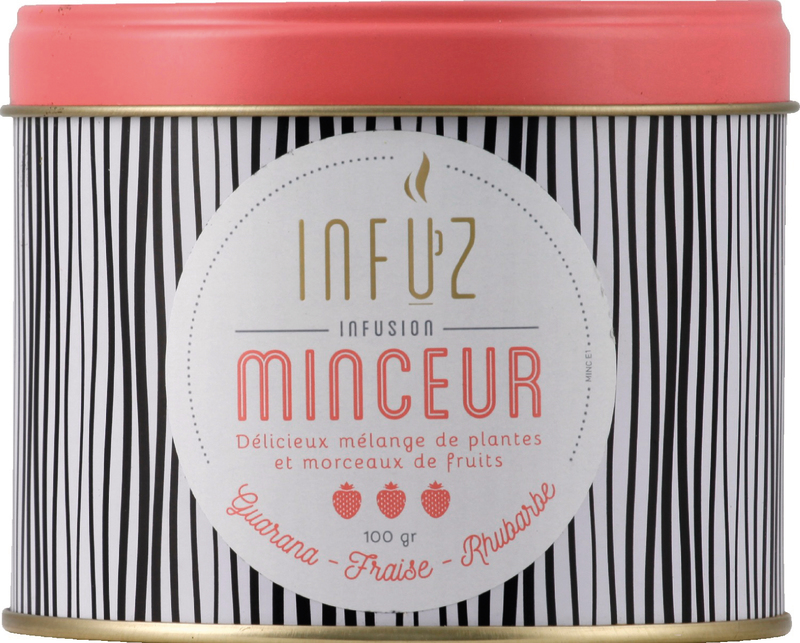 INFUSION  MINCEUR - GUARANA, FRAISE ET RHUBARBE...