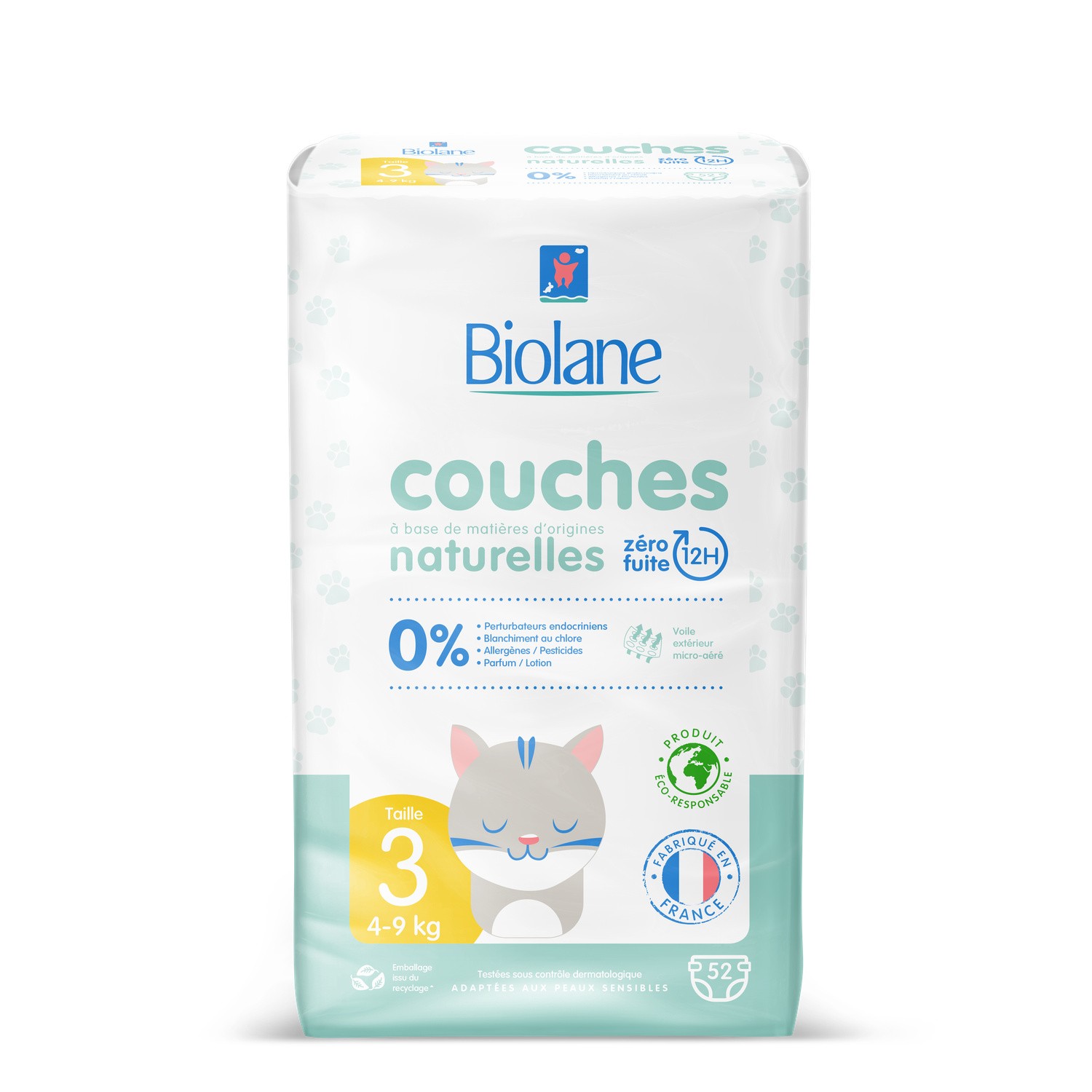 Couches bébé taille 3 : 4-9 kg BIOLANE