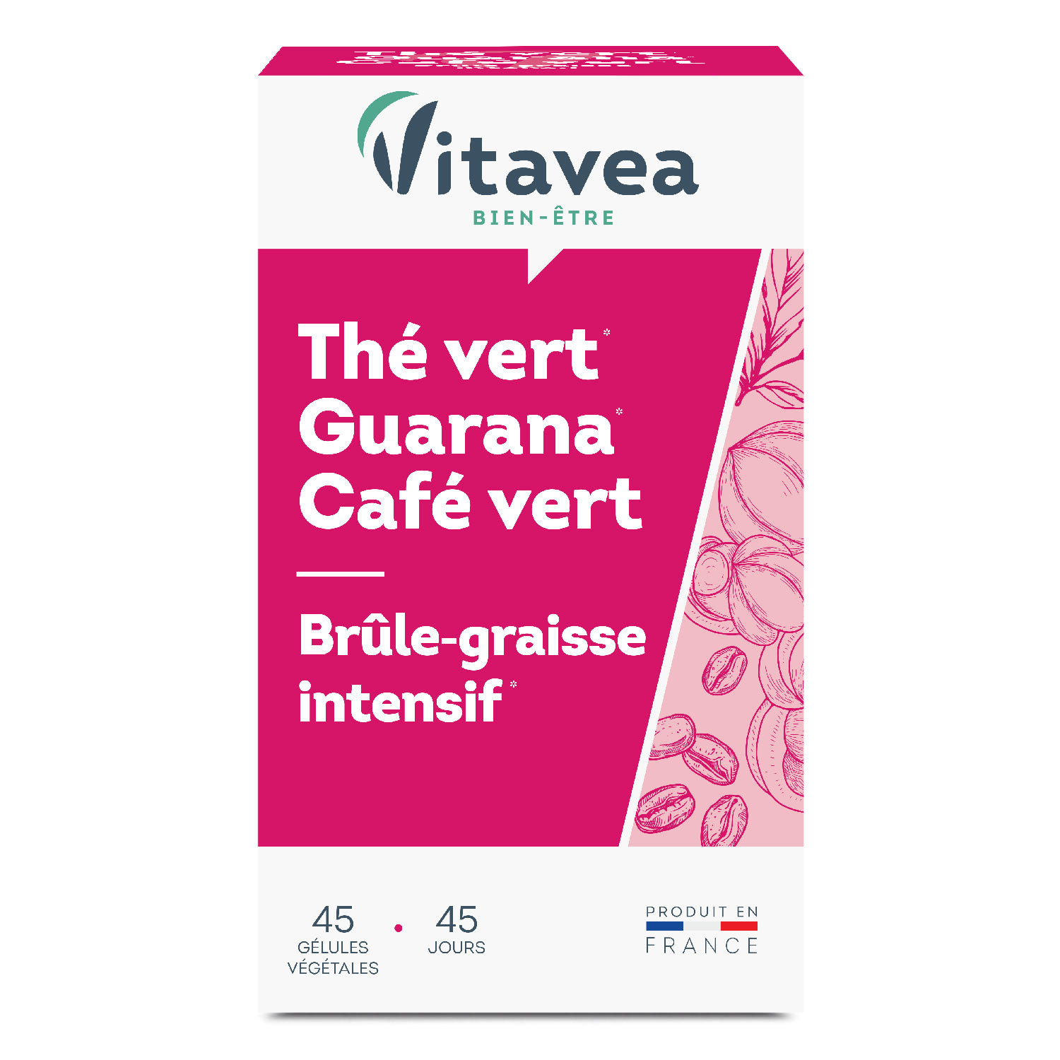 Complément alimentaire thé vert guarana café VI...