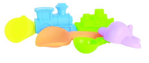 - 6 moules a sable cornet glace