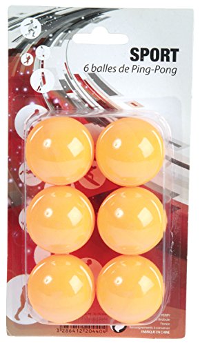 EASYKADO - 6 Balles Ping Pong Orange Pro