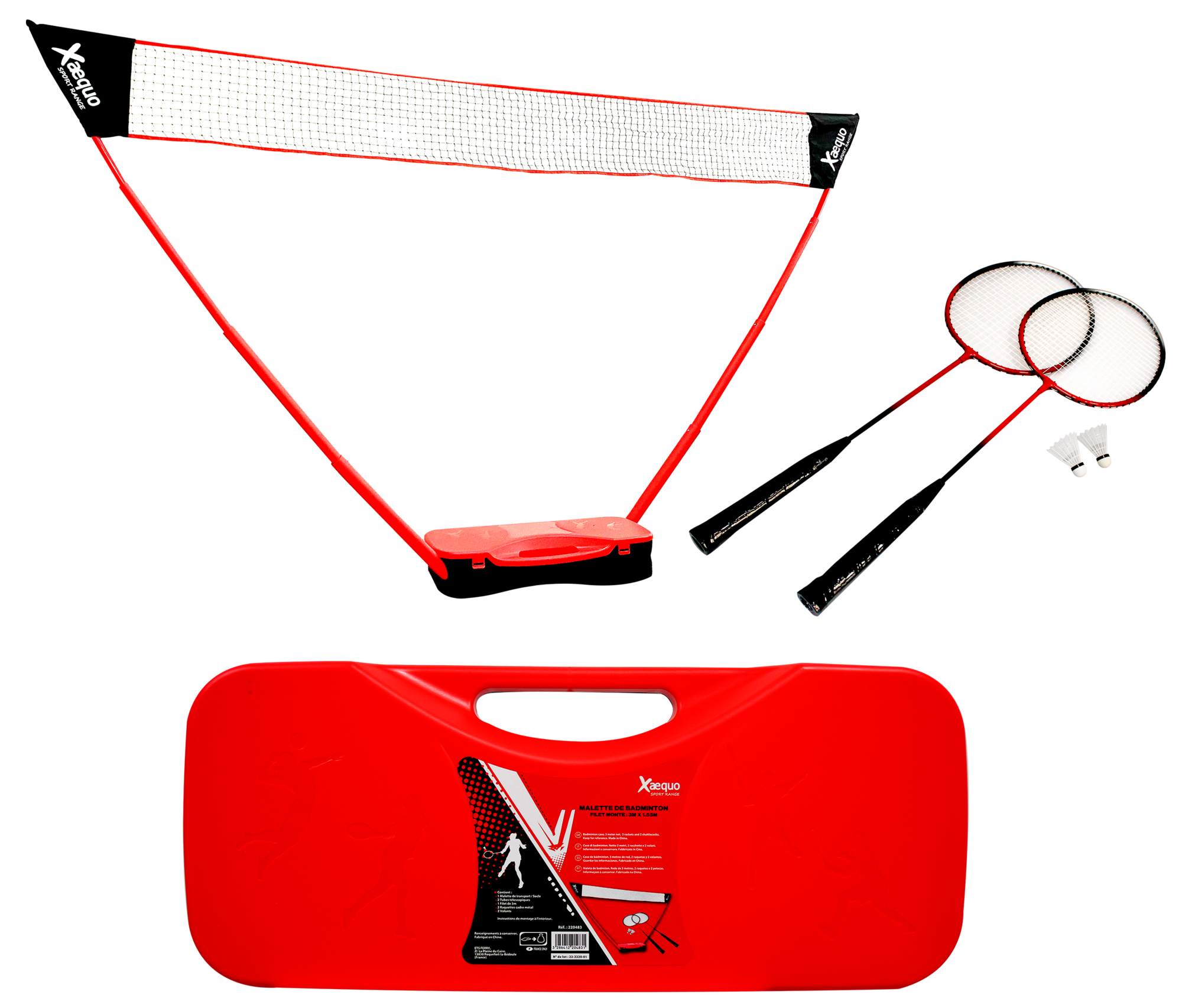XAEQUO MALETTE BADMINTON code EAN 3286412204831 