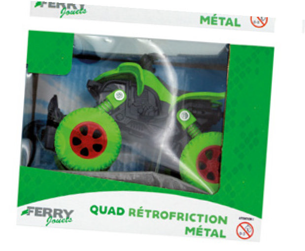 QUAD MÉTAL  RÉTROFRICTION 