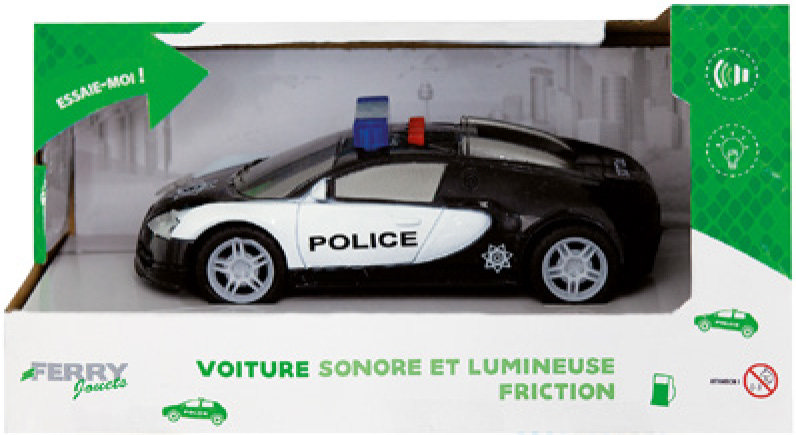 TAXI VOITURE POLICE  SONORE ET LUMINEUSE