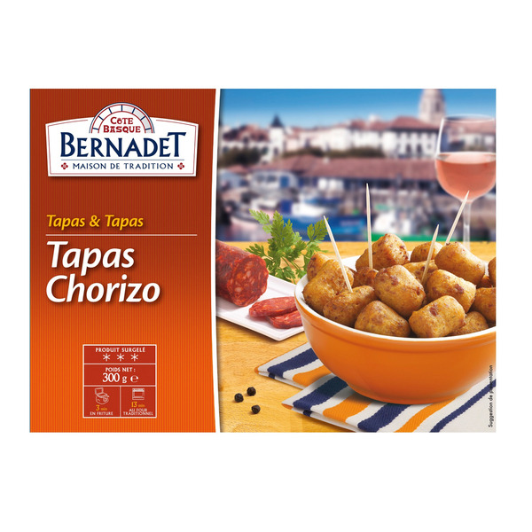 TAPAS SURGELÉE AU CHORIZO
