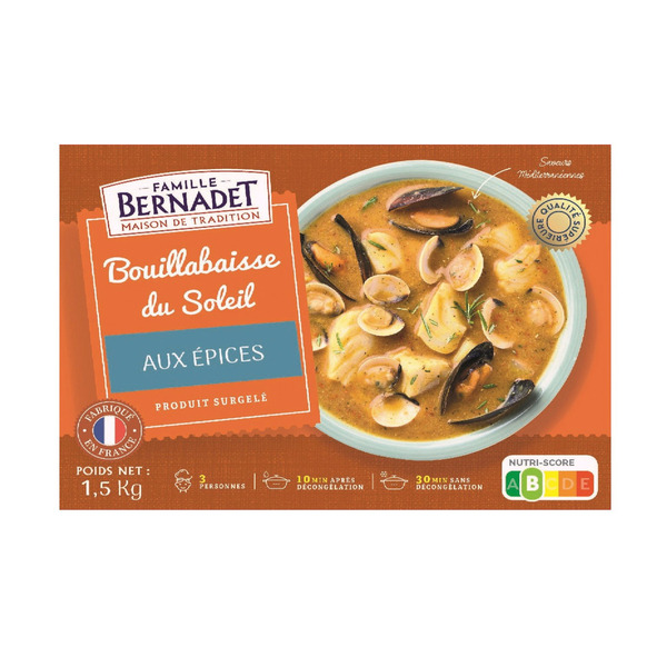 Bouillabaisse surgelée